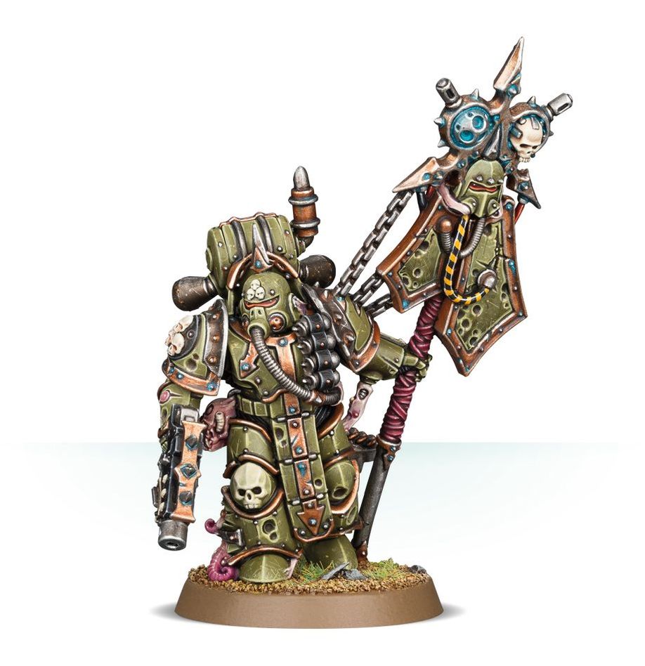 Warhammer 40k: Death Guard: Plague Marine Icon Bearer | Gear Gaming Bentonville