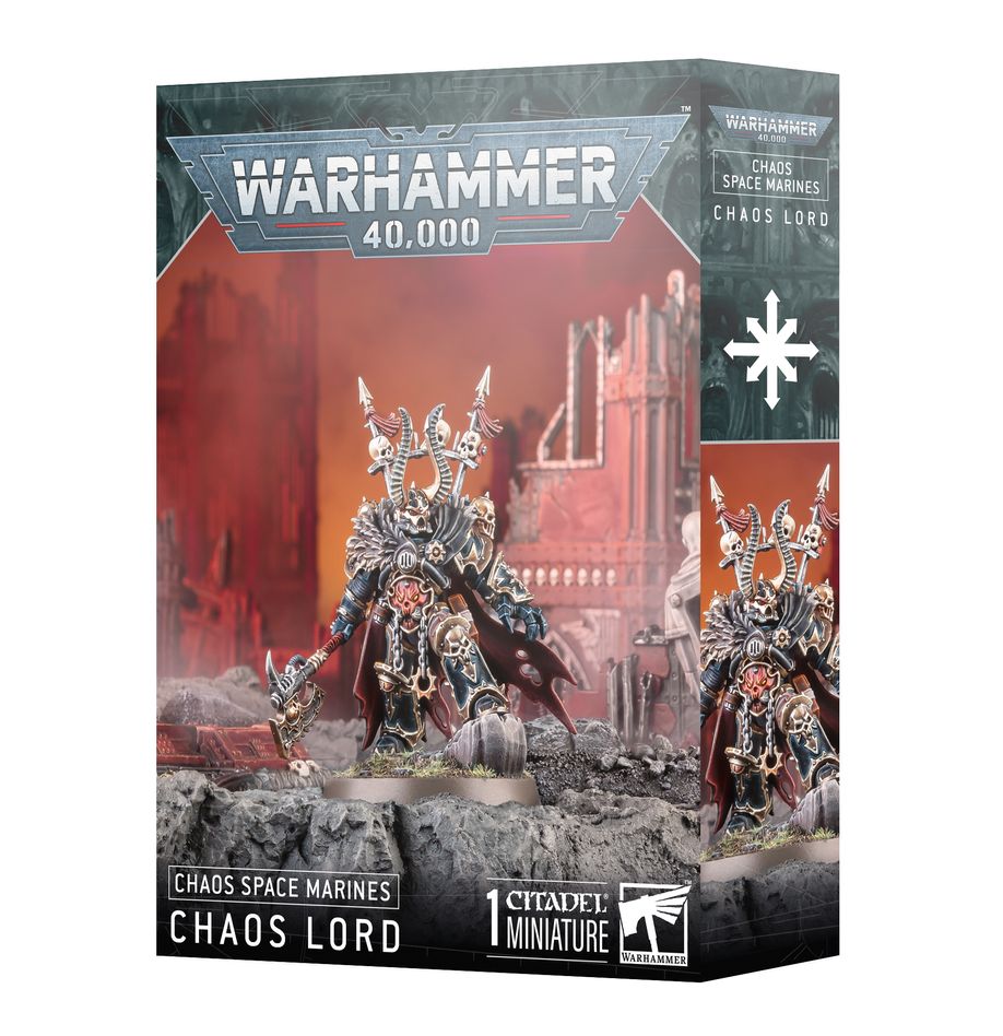 Chaos Space Marines: Chaos Lord | Gear Gaming Bentonville