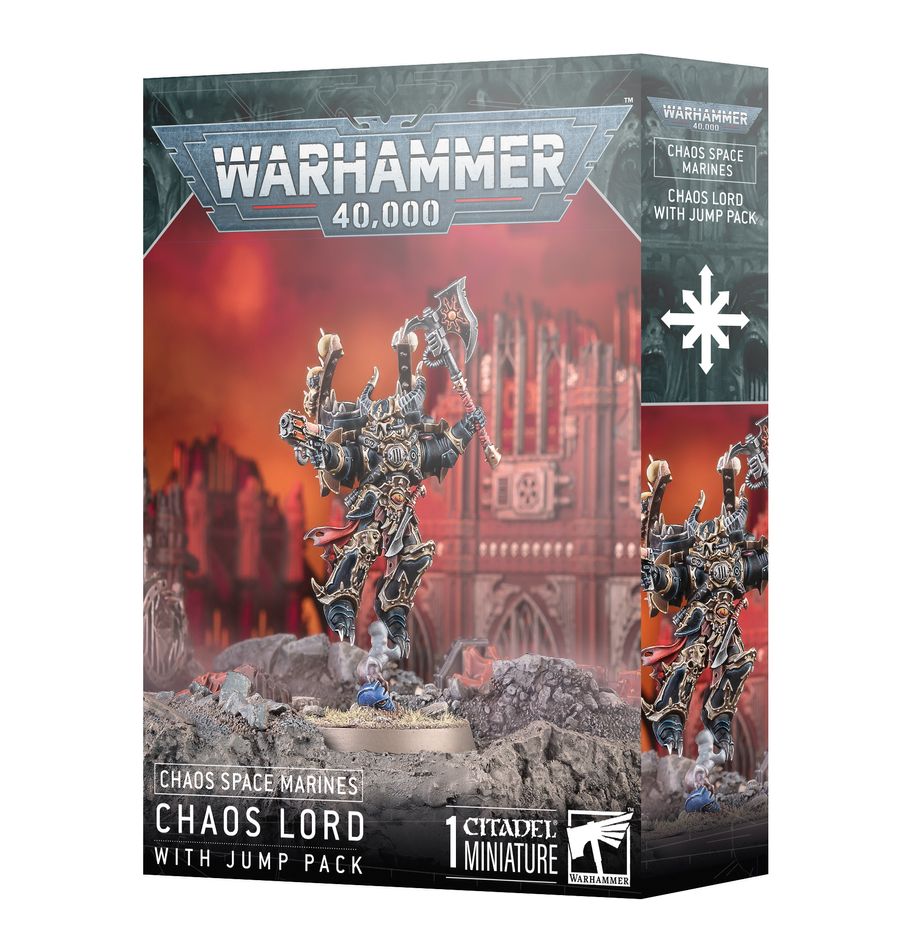 Chaos Space Marines: Chaos Lord With Jump Pack | Gear Gaming Bentonville
