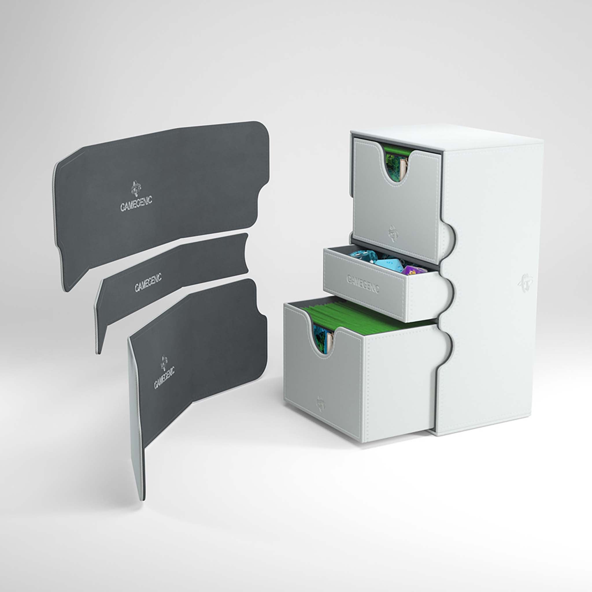 Gamegen!cs Stronghold 200+ XL Deck Box: White | Gear Gaming Bentonville