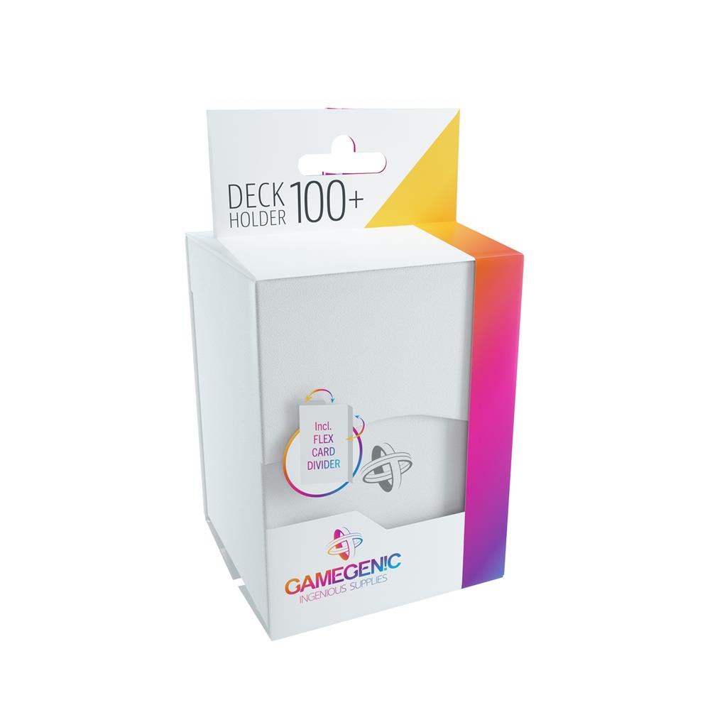 Deck Holder 100+ Card Deck Box: White | Gear Gaming Bentonville