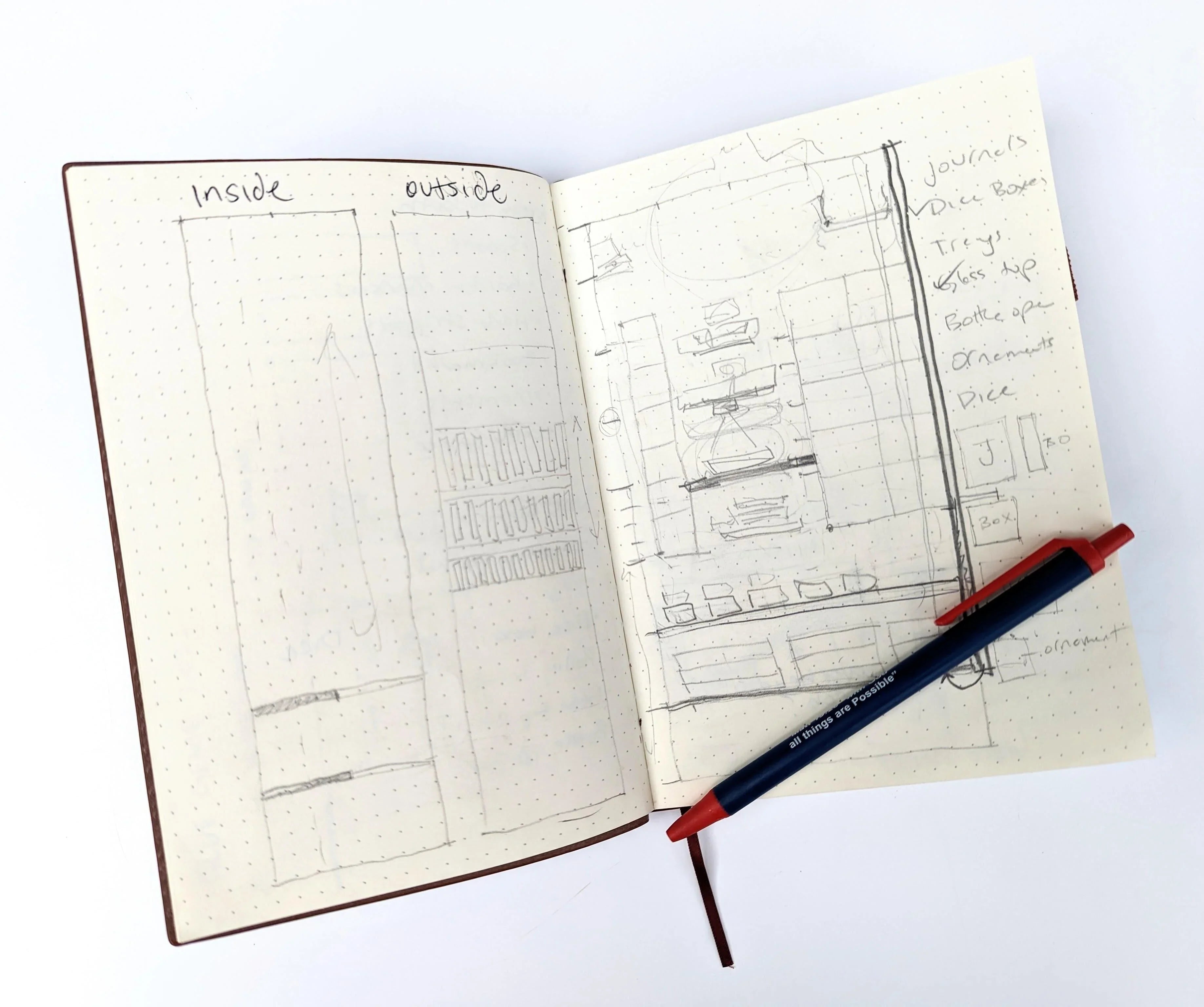 A Hobbit's Meal Planner | Vegan Leather Mini Dot Journal | Gear Gaming Bentonville