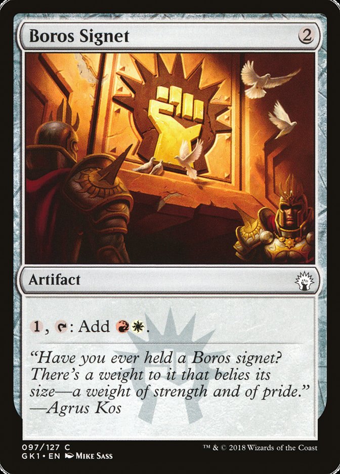 Boros Signet [Guilds of Ravnica Guild Kit] | Gear Gaming Bentonville