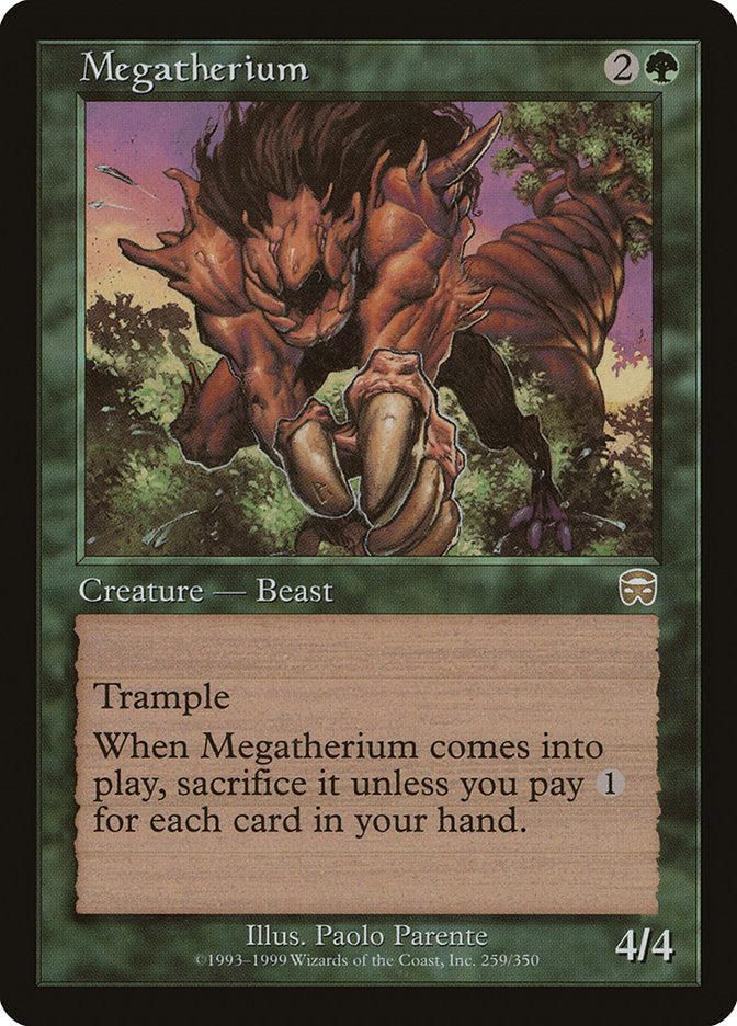 Megatherium [Mercadian Masques] | Gear Gaming Bentonville