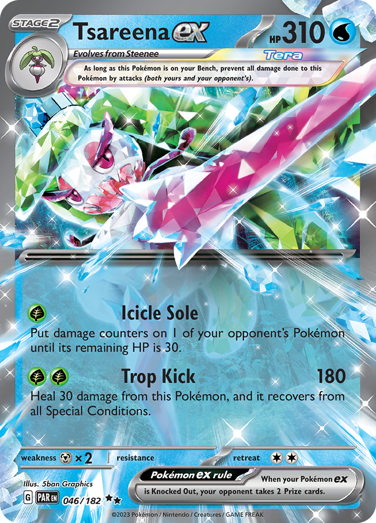 Tsareena ex (046/182) [Scarlet & Violet: Paradox Rift] | Gear Gaming Bentonville