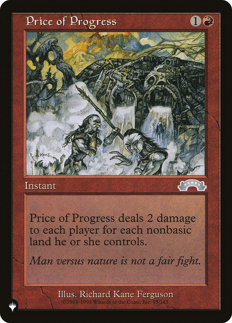 Price of Progress (EXO) [The List Reprints] | Gear Gaming Bentonville