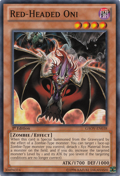 Red-Headed Oni [GAOV-EN038] Common | Gear Gaming Bentonville