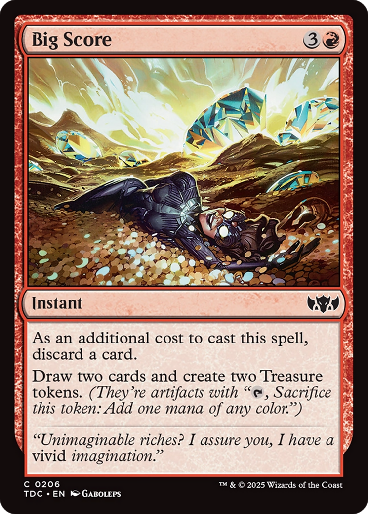 Big Score [Tarkir: Dragonstorm Commander] | Gear Gaming Bentonville
