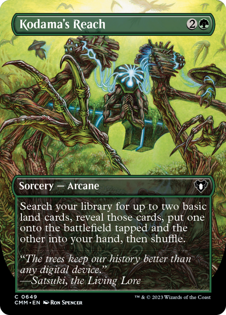 Kodama's Reach (Borderless Alternate Art) [Commander Masters] | Gear Gaming Bentonville