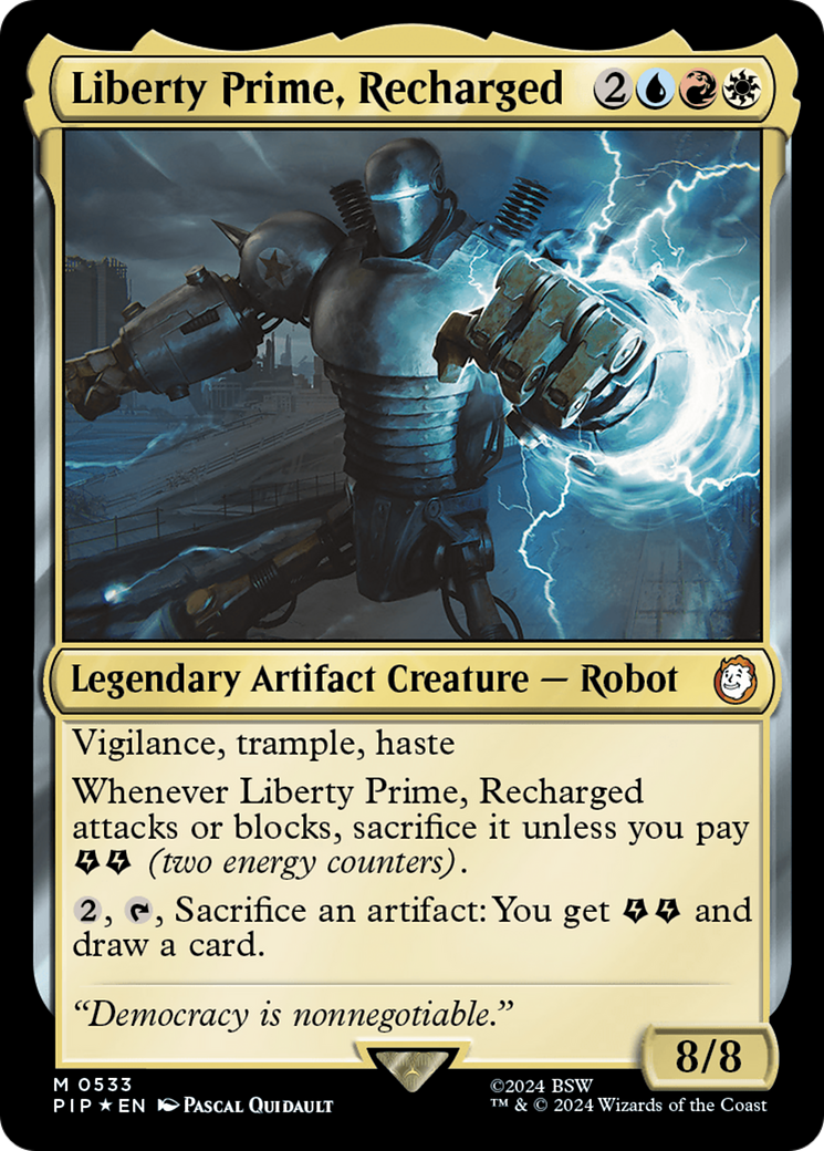 Liberty Prime, Recharged (Surge Foil) [Fallout] | Gear Gaming Bentonville