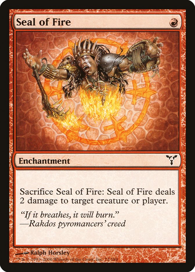 Seal of Fire [Dissension] | Gear Gaming Bentonville