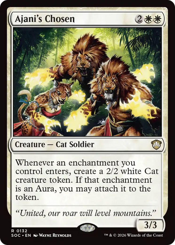 Ajani's Chosen [Secrets of Strixhaven Commander] | Gear Gaming Bentonville