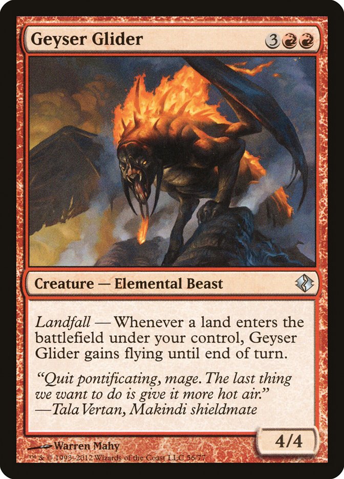 Geyser Glider [Duel Decks: Venser vs. Koth] | Gear Gaming Bentonville