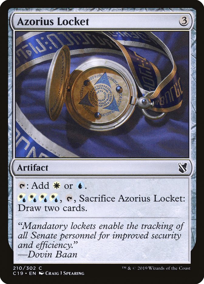 Azorius Locket [Commander 2019] | Gear Gaming Bentonville