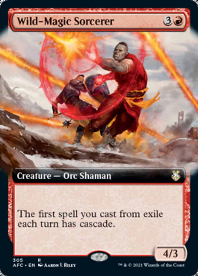 Wild-Magic Sorcerer (Extended Art) [Dungeons & Dragons: Adventures in the Forgotten Realms Commander] | Gear Gaming Bentonville