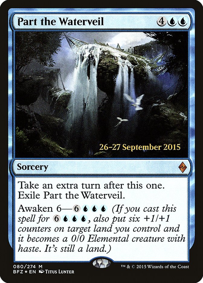 Part the Waterveil [Battle for Zendikar Prerelease Promos] | Gear Gaming Bentonville