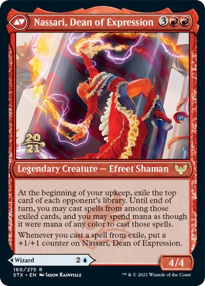 Uvilda, Dean of Perfection // Nassari, Dean of Expression [Strixhaven: School of Mages Prerelease Promos] | Gear Gaming Bentonville