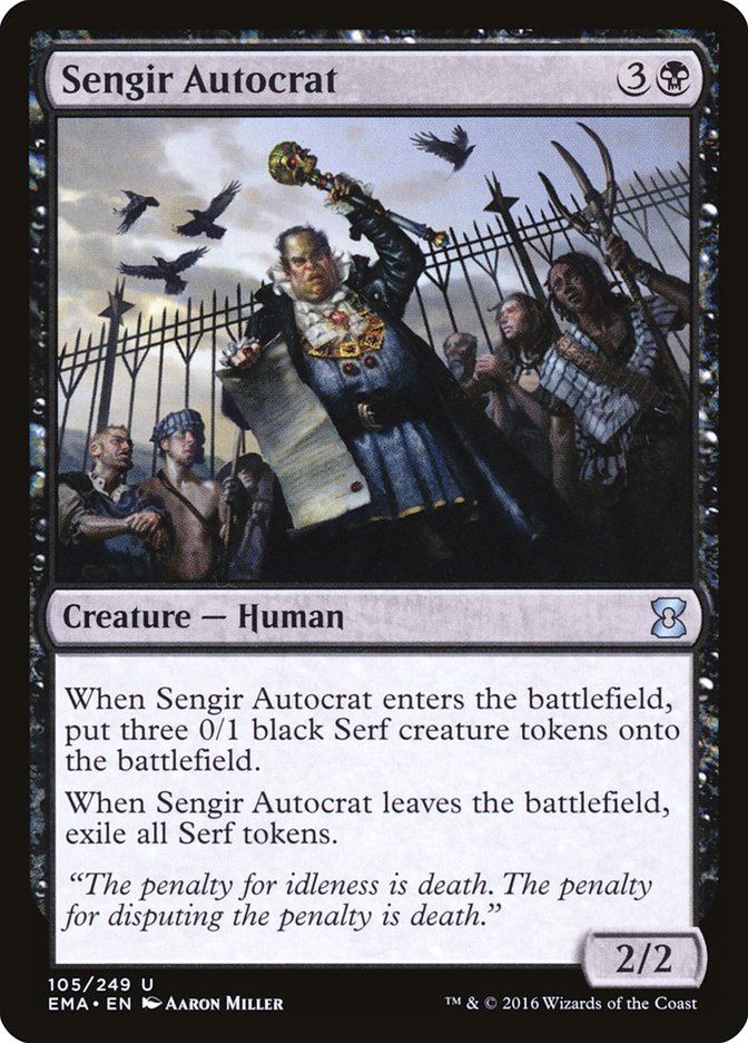 Sengir Autocrat [Eternal Masters] | Gear Gaming Bentonville