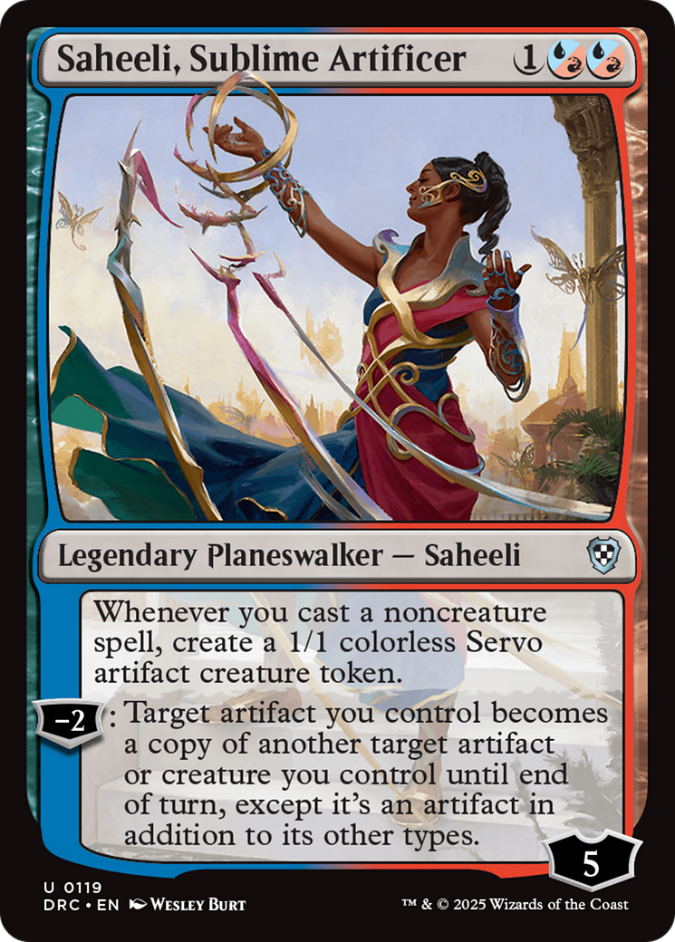 Saheeli, Sublime Artificer [Aetherdrift Commander] | Gear Gaming Bentonville