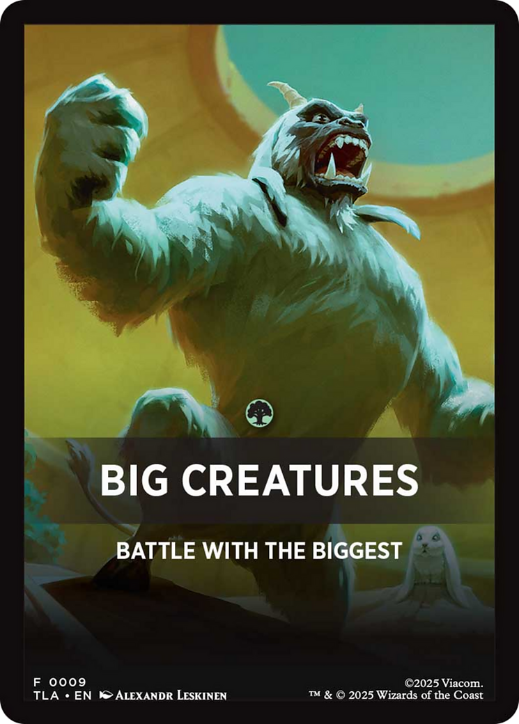 Big Creatures Theme Card [Avatar: The Last Airbender] | Gear Gaming Bentonville
