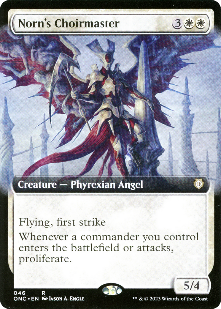 Norn's Choirmaster (Extended Art) [Phyrexia: All Will Be One Commander] | Gear Gaming Bentonville