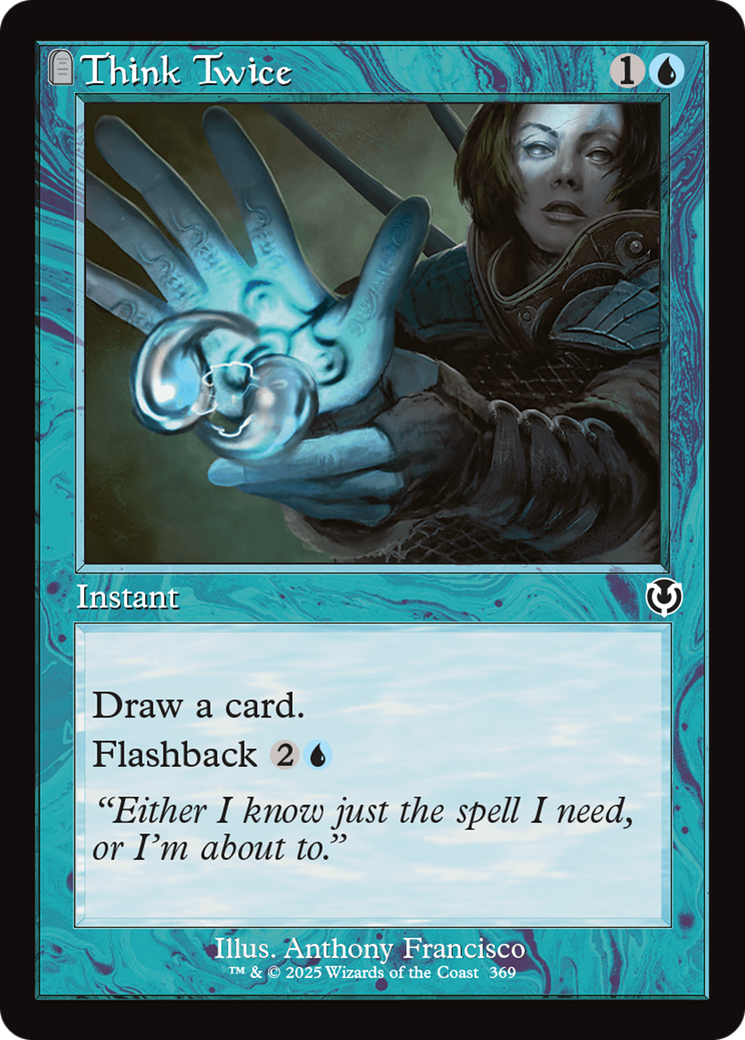 Think Twice (Retro Frame) [Innistrad Remastered] | Gear Gaming Bentonville