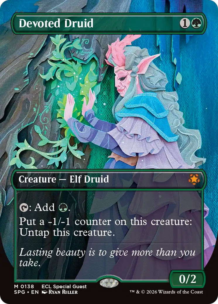 Devoted Druid (Borderless) [Lorwyn Eclipsed Special Guests] | Gear Gaming Bentonville
