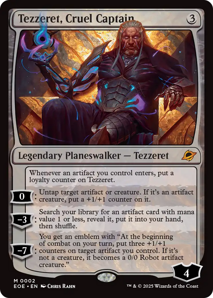 Tezzeret, Cruel Captain [Edge of Eternities] | Gear Gaming Bentonville