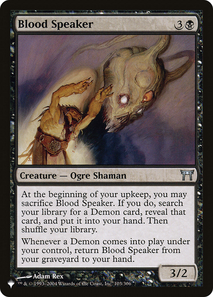 Blood Speaker [The List Reprints] | Gear Gaming Bentonville