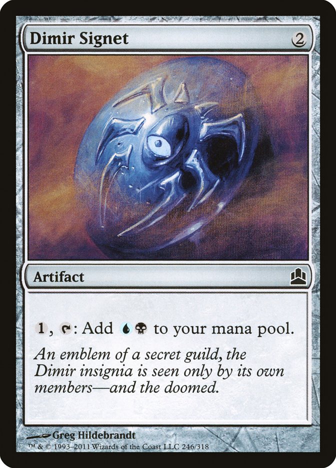 Dimir Signet [Commander 2011] | Gear Gaming Bentonville