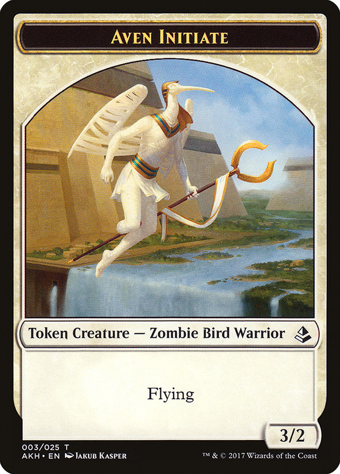 Aven Initiate Token [Amonkhet Tokens] | Gear Gaming Bentonville