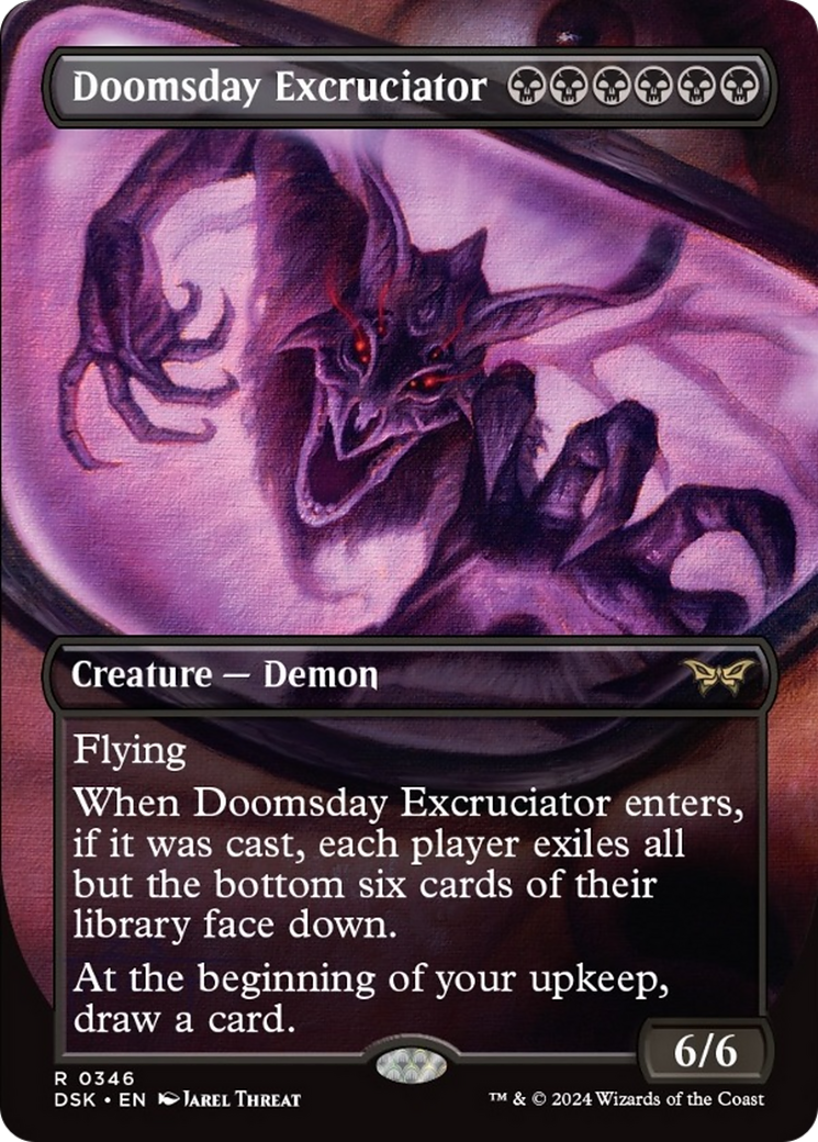 Doomsday Excruciator (Borderless) [Duskmourn: House of Horror] | Gear Gaming Bentonville