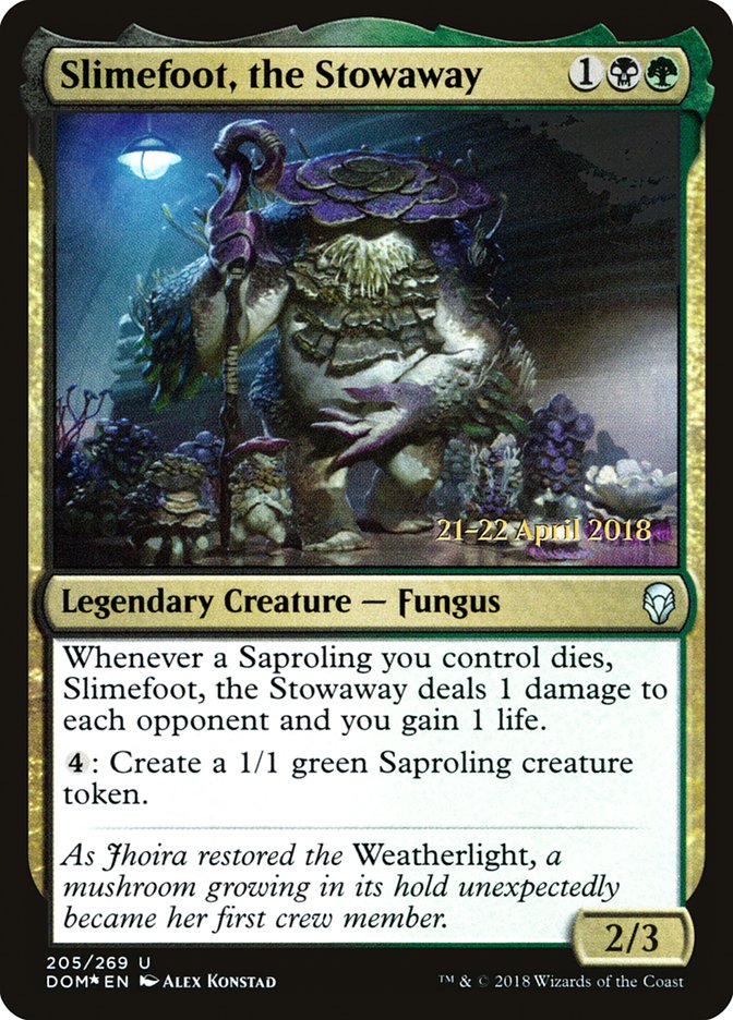 Slimefoot, the Stowaway [Dominaria Prerelease Promos] | Gear Gaming Bentonville