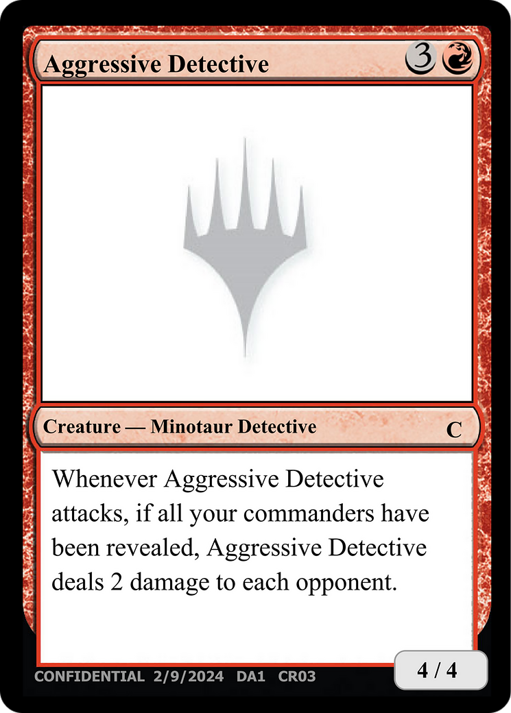 Aggressive Detective [Unknown Event] | Gear Gaming Bentonville
