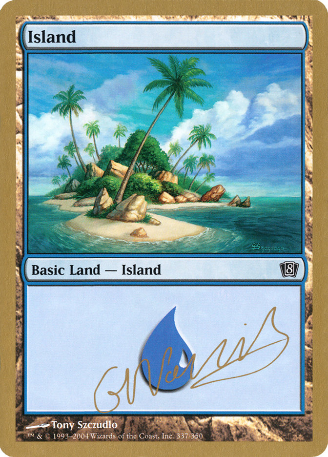 Island (gn337) (Gabriel Nassif) [World Championship Decks 2004] | Gear Gaming Bentonville