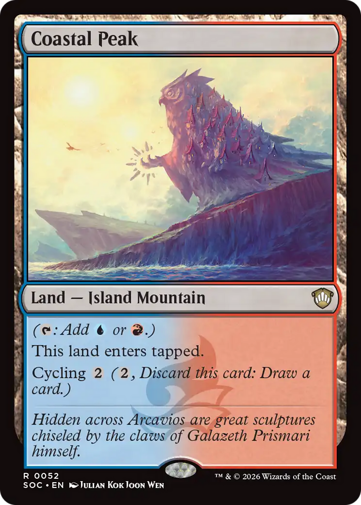 Coastal Peak [Secrets of Strixhaven Commander] | Gear Gaming Bentonville