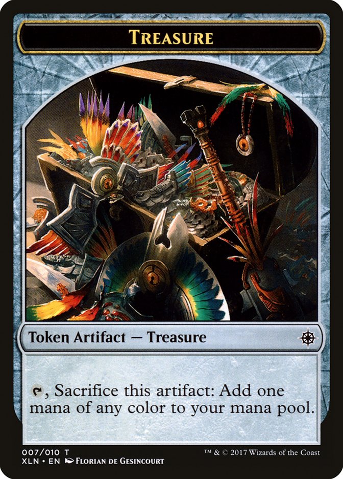 Treasure Token (007/010) [Ixalan Tokens] | Gear Gaming Bentonville