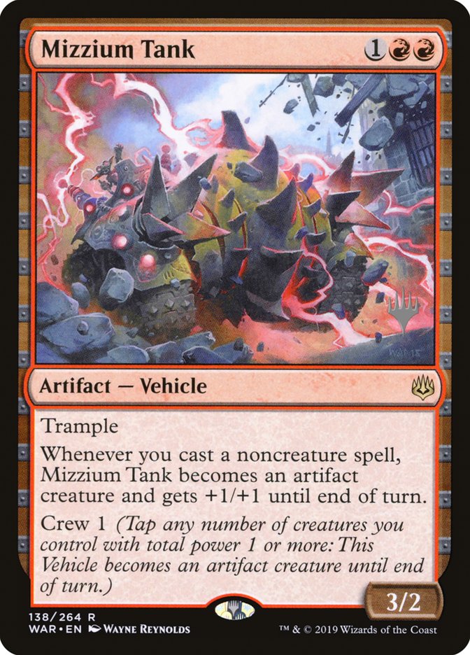 Mizzium Tank (Promo Pack) [War of the Spark Promos] | Gear Gaming Bentonville