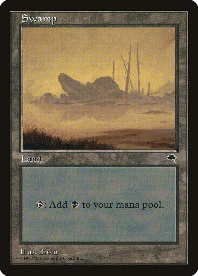 Swamp (Large Jutting Stone) [Tempest] | Gear Gaming Bentonville