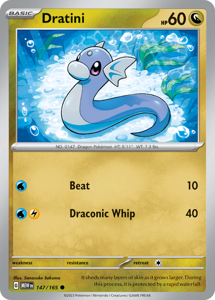 Dratini (147/165) [Scarlet & Violet: 151] | Gear Gaming Bentonville