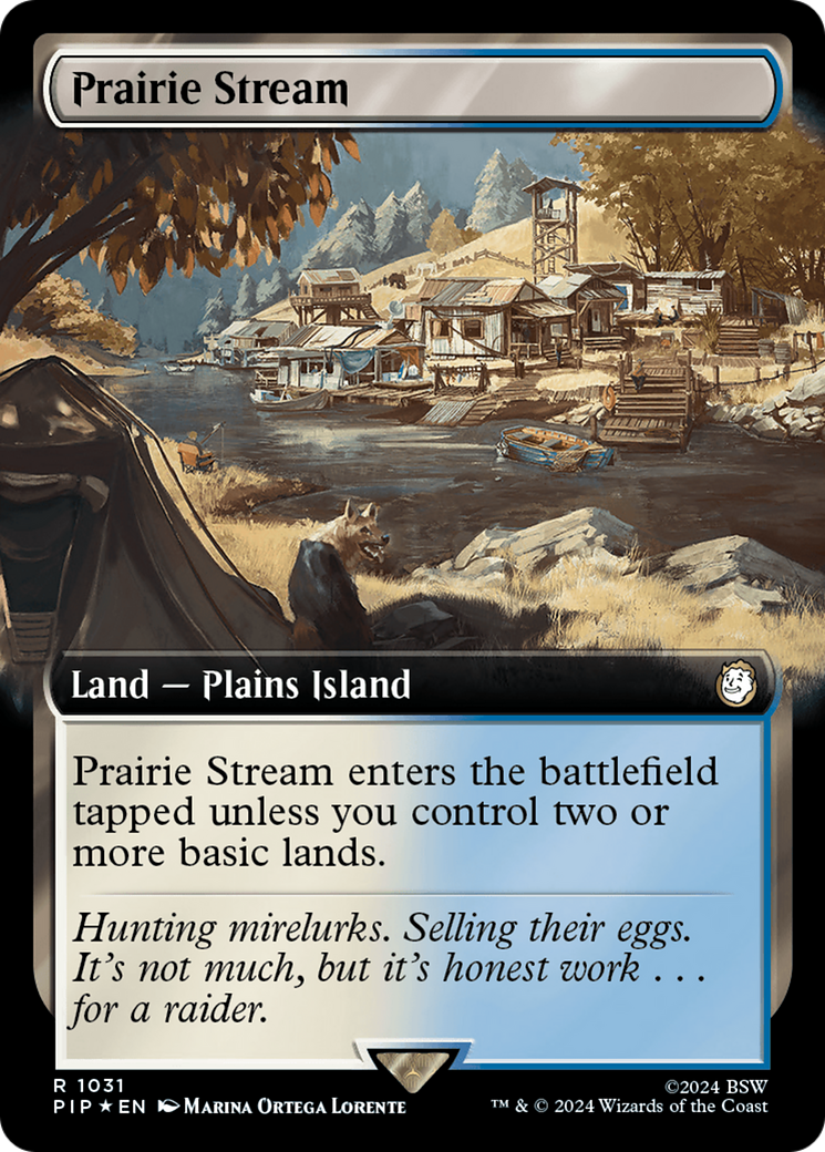 Prairie Stream (Extended Art) (Surge Foil) [Fallout] | Gear Gaming Bentonville