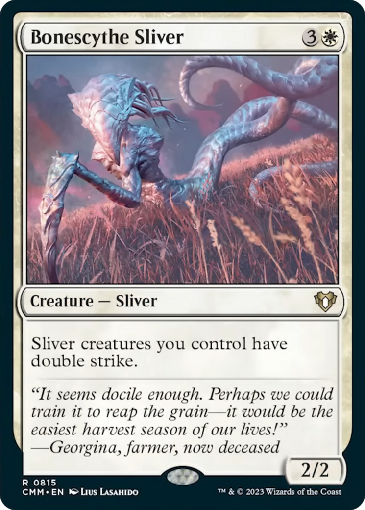 Bonescythe Sliver [Commander Masters] | Gear Gaming Bentonville