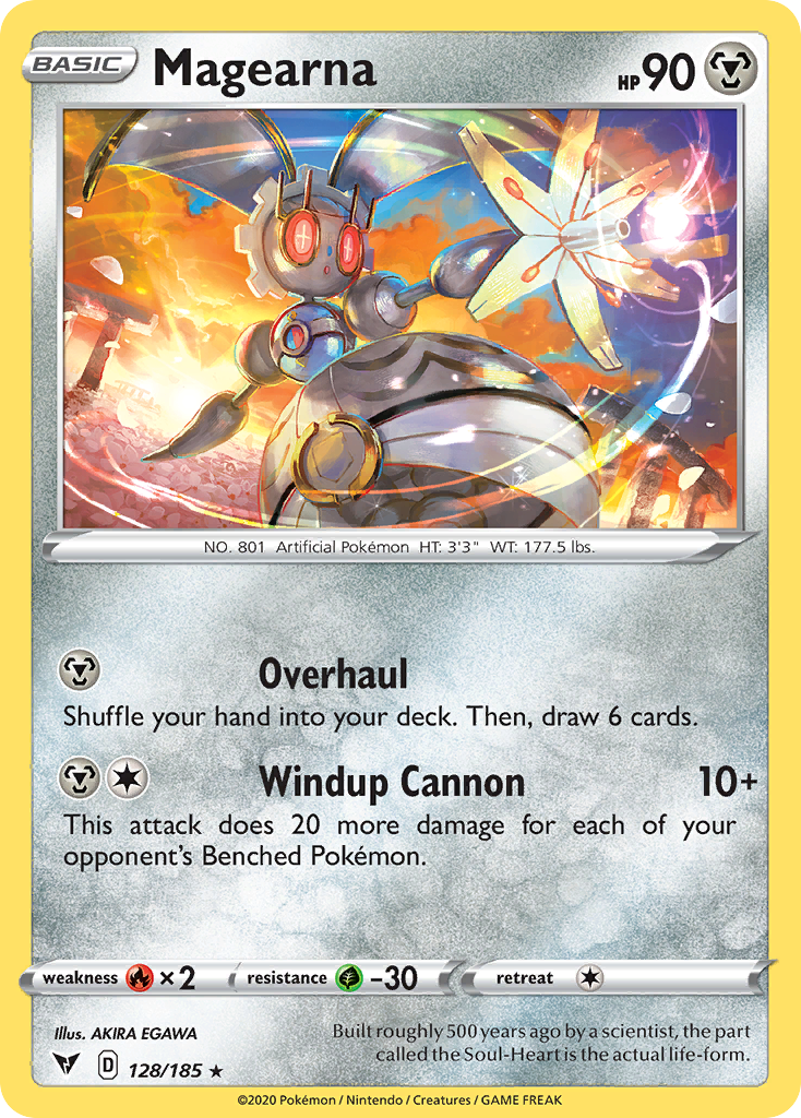 Magearna (128/185) (Theme Deck Exclusive) [Sword & Shield: Vivid Voltage] | Gear Gaming Bentonville