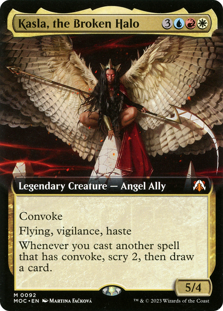 Kasla, the Broken Halo (Extended Art) [March of the Machine Commander] | Gear Gaming Bentonville