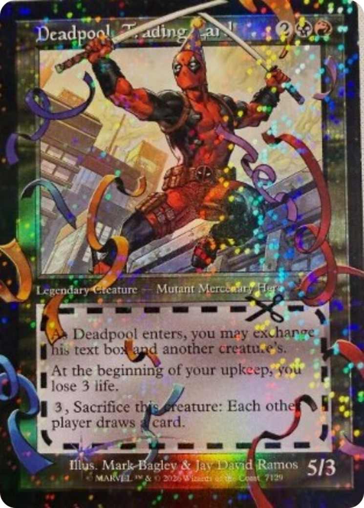 Deadpool, Trading Card (7127) [Secret Lair Drop Series] | Gear Gaming Bentonville