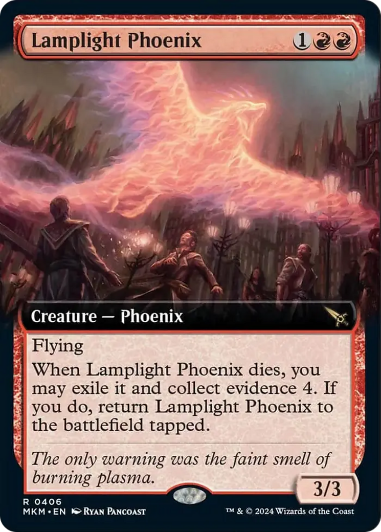 Lamplight Phoenix (Extended Art) [Murders at Karlov Manor] | Gear Gaming Bentonville