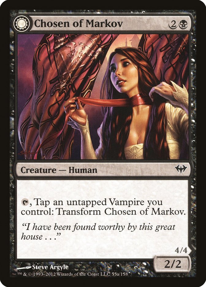 Chosen of Markov // Markov's Servant [Dark Ascension] | Gear Gaming Bentonville