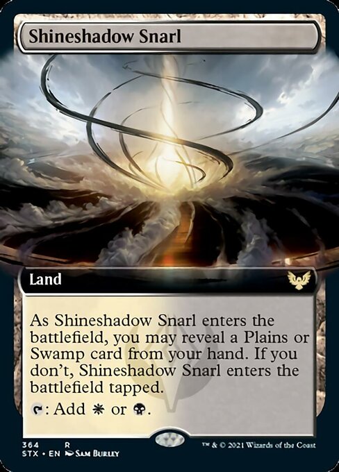 Shineshadow Snarl (Extended Art) [Strixhaven: School of Mages] | Gear Gaming Bentonville