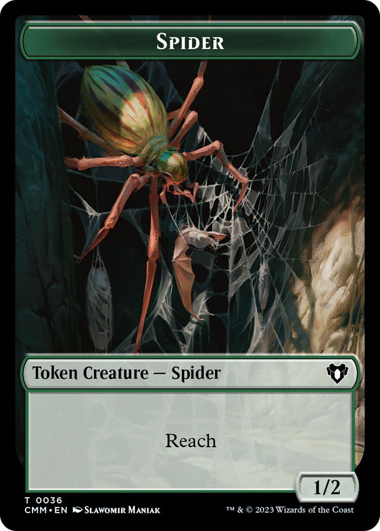 Eldrazi Scion // Spider Double-Sided Token [Commander Masters Tokens] | Gear Gaming Bentonville