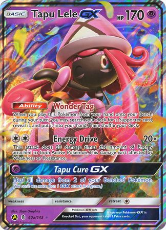 Tapu Lele GX (60a/145) (Alternate card) (Jumbo Card) [Sun & Moon: Guardians Rising] | Gear Gaming Bentonville